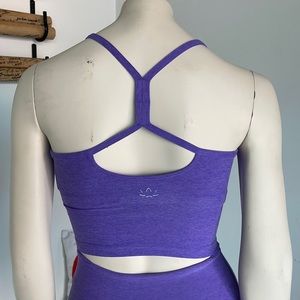 Beyond Yoga Purple Spacedye Crop